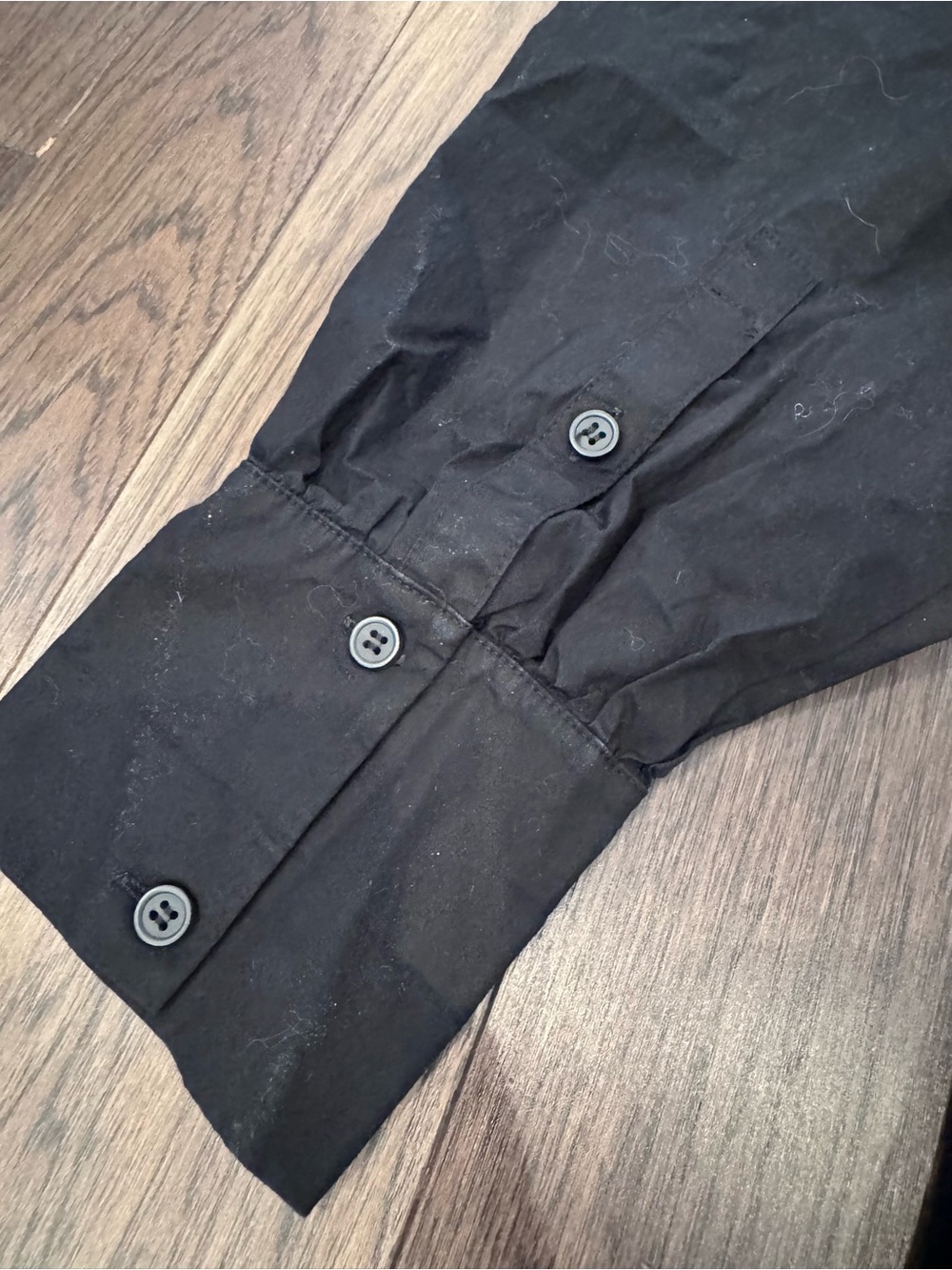 COS Black Puff-Sleeve Crewneck Dress - Picture 6 of 7